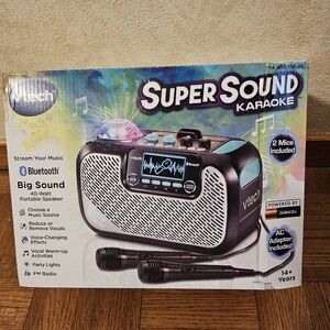 KARAOKE MACHINE VTECH SUPERSOUND SYSTEM PORTABLE DEVICE HOME ADUL…